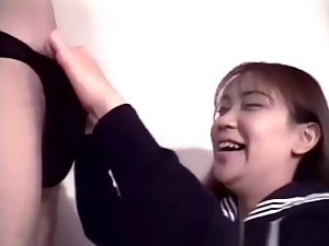Enticing Asian teen, Rino Sayaka is into hand work and amateur blowjobs