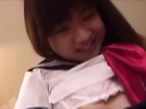 Japanese coed fucked hard at home uncensored