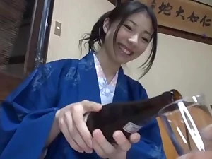 Incredible Japanese model Yua Sakuya in Horny POV, Blowjob JAV clip