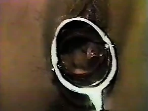 Asian slut Kalina Ryu fingering and sloppy blowjob