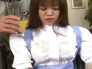 Huge tits Tsubasa Okuna amazing blowjob