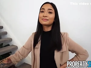 Hot Asian Investor Bangs Contractors Big Dick With Avery Black