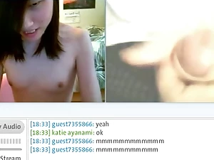 Asian tranny trolls a guy