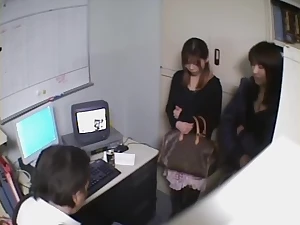 Amazing Japanese sex video with two gals