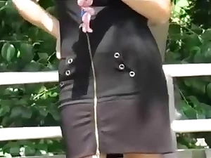 Japanese girl gets her pantie rip off on the street 1