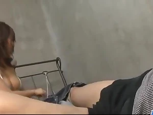 Aya throats a fat dick in serious POV scenes