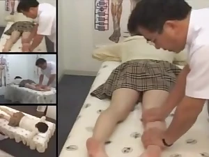 Busty Jap hottie exposed in massage video